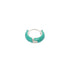 MEDITERRANEAN ENAMEL HUGGIE SILVER